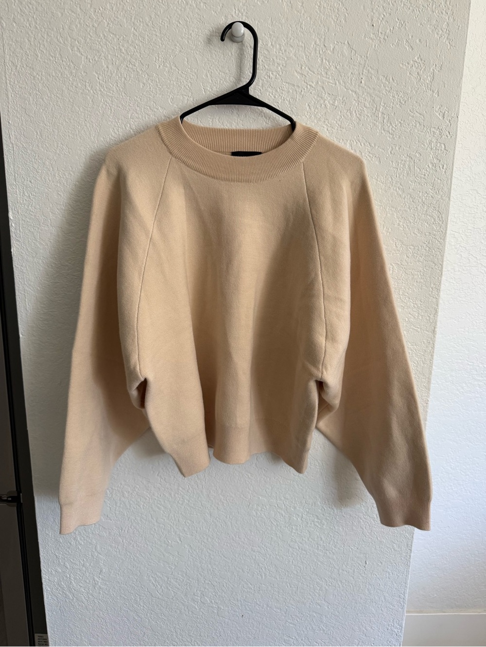 Vici Cream Crewneck Pullover Sweater